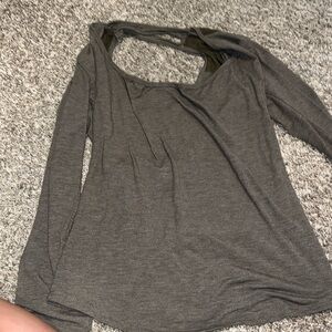 Long sleeve workout top